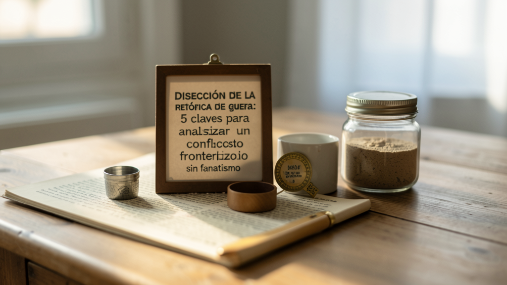 Detalle fotográfico relacionado con Disección de la retórica de guerra: 5 claves para analizar un conflicto fronterizo sin fanatismo