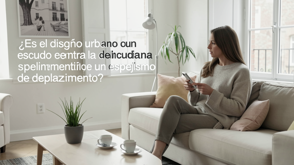 Imagen editorial que ilustra ¿Es el diseño urbano un escudo real contra la delincuencia o simplemente un espejismo de desplazamiento?
